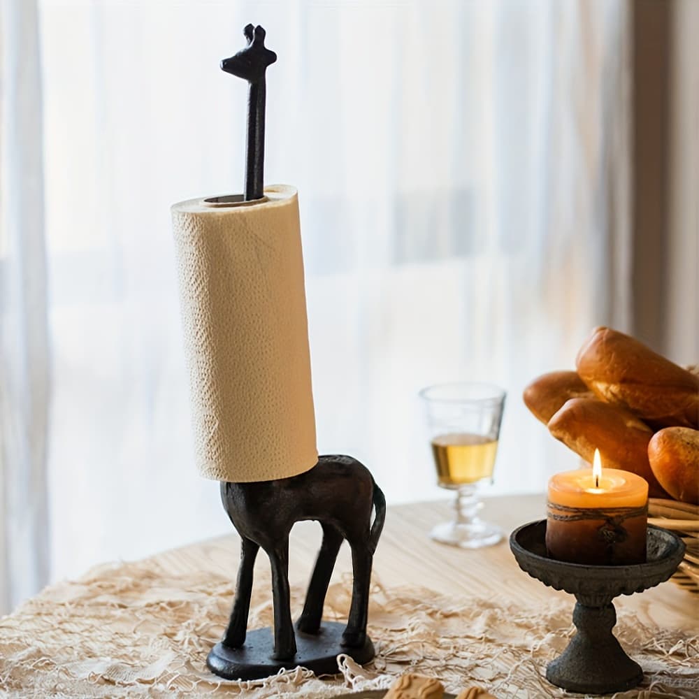 Home Accessories Ornaments Balcony Living Room Bedroom Decoration Cast Iron Crafts Giraffe Creative European-style American Garden
