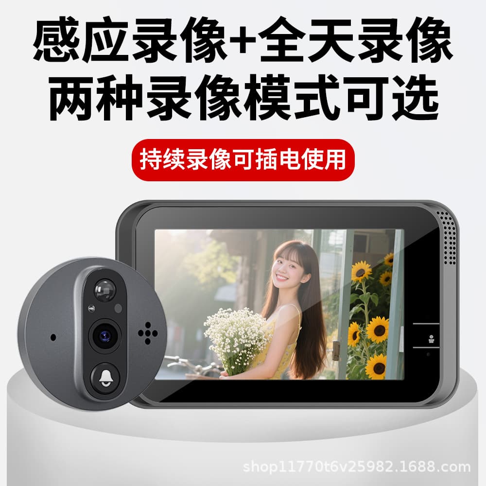 Loyal Customer Visual Peephole Doorbell Home Wireless WiFi Remote Monitoring Camera Smart Electronic Anti-Theft Door Viewer