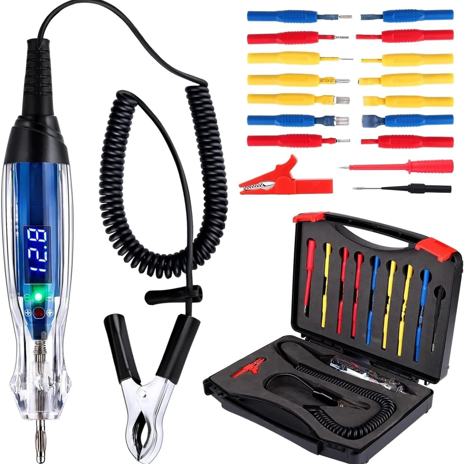 New Foreign Trade NS-836A Automotive Test Pen and Terminal Tool Set for 3-72V