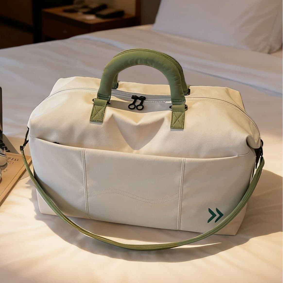 Short-distance travel bag for women, lightweight, high-looking, large-capacity luggage bag, fitness bag, wet and dry separation training sports bag