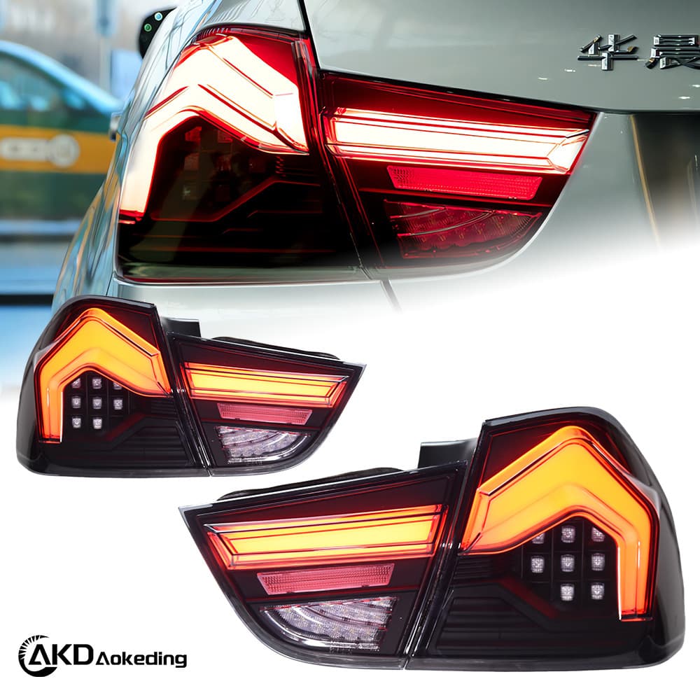 Tail Light Assembly for 09-12 BMW 3 Series E90 Modified LED Running Light Sequential Turn Signal Brake Light