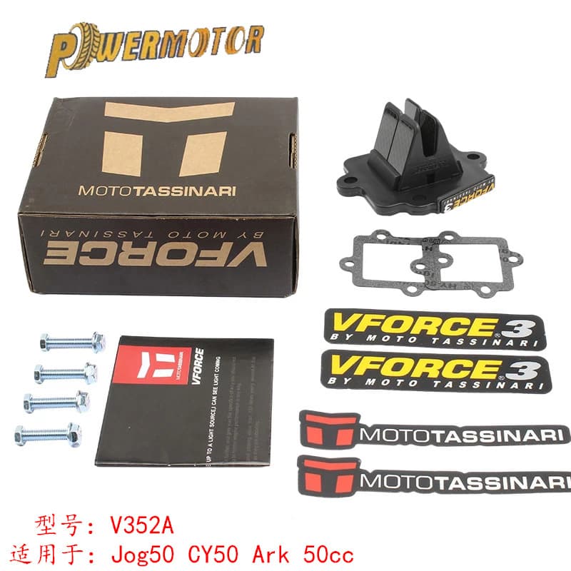 VForce3 V352A Motorcycle Reed Valve Assembly Set Jog50 CY50 Ark 50cc Valve