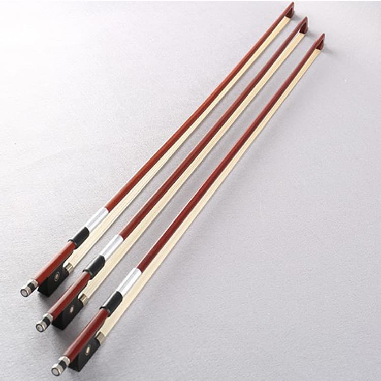 Intermediate silver filigree octagonal violin bow Violin Bow real ponytail violin bow