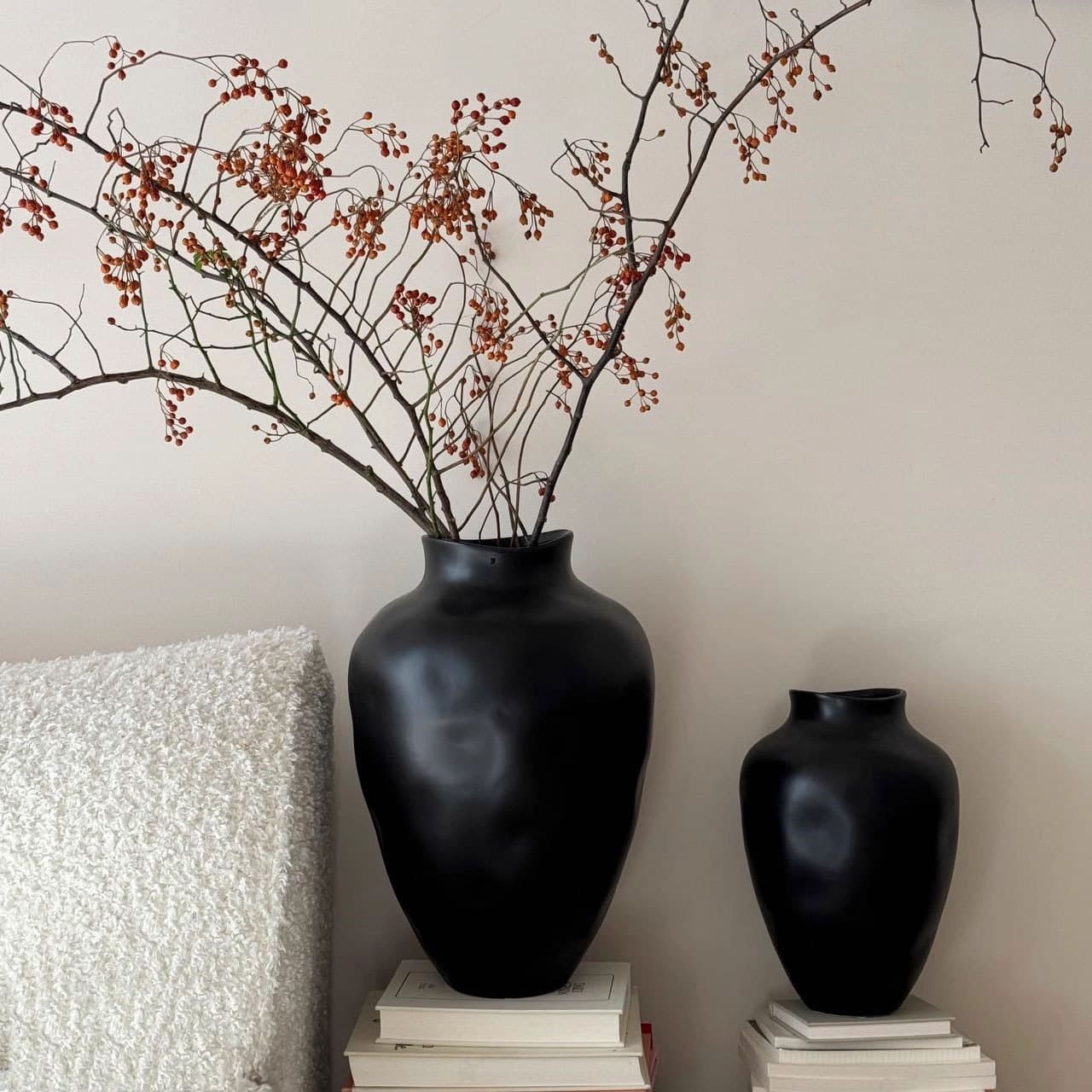 Nordic Ins-Style Ceramic Vase, Light Luxury Flower Arrangement Ornament, High-End Homestay Home Decor Vase, Ceramic Wholesale
