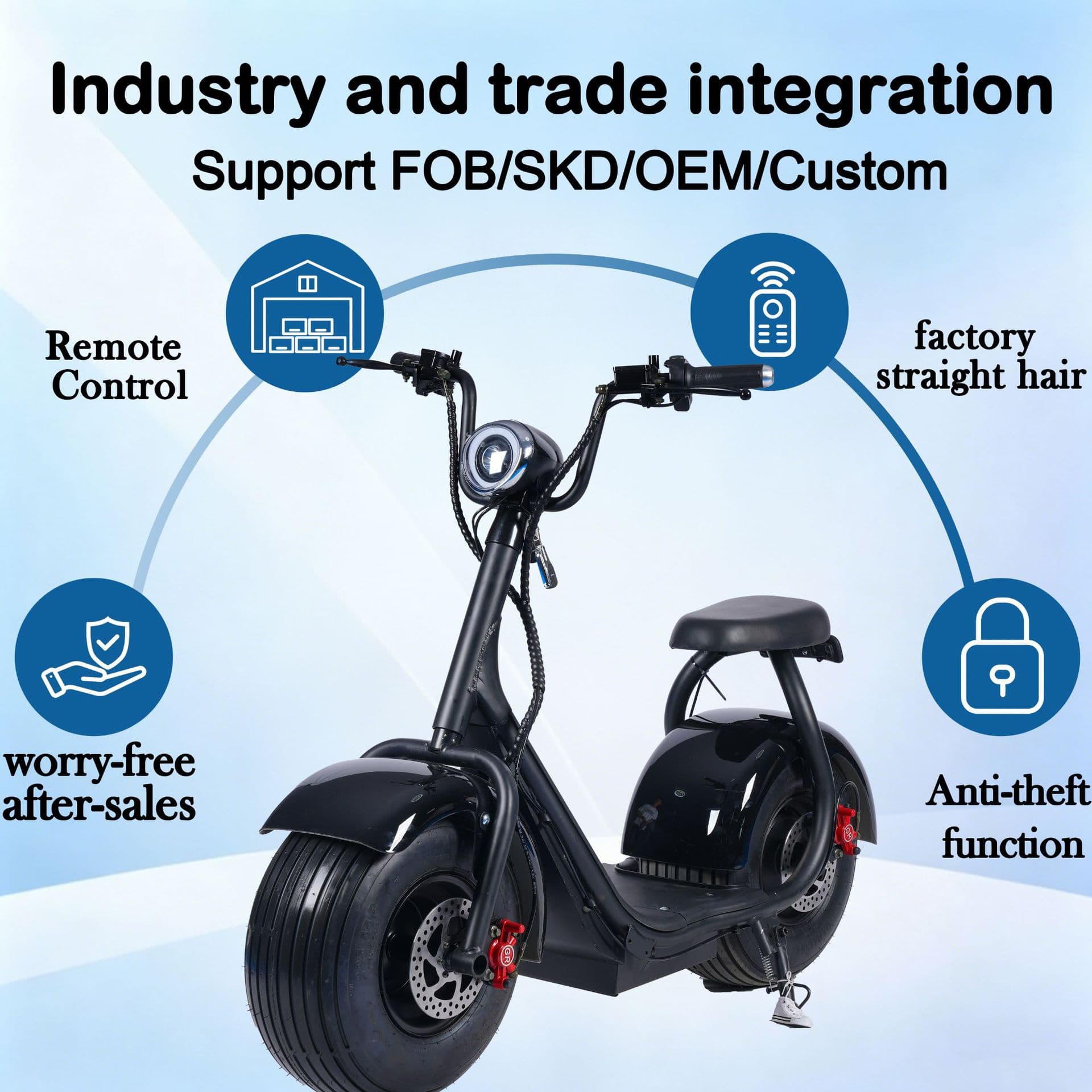 Cross-border export direct sales of electric scooters, wholesale Harley electric scooters, scooters, commuter vehicles, Harley lithium battery electric vehicles