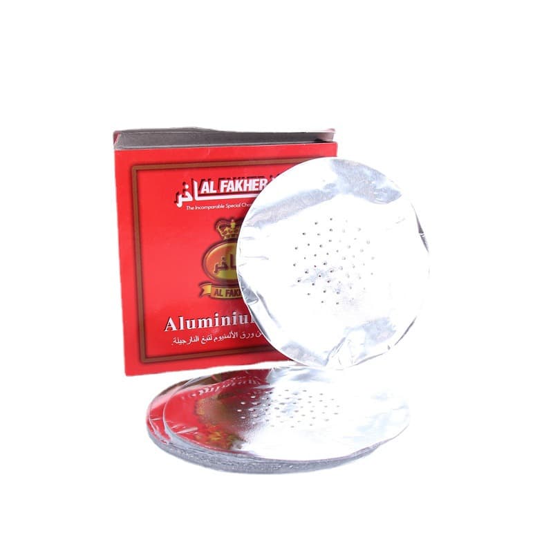Spot Arabic shisha tinfoil red box blue box tinfoil perforated aluminum foil hookah special accessories tinfoil