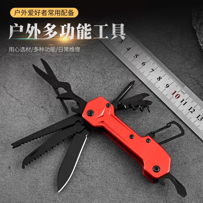 Cross-border Outdoor Multi-function Knife High Hardness Portable Outdoor Tool Wilderness Survival Tool EDC Folding Knife