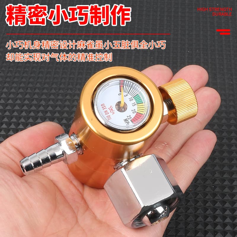 Energy-Saving Gas-Saving Argon Arc Welding Regulator Gauge Pressure Reducing Valve Oxygen Carbon Dioxide Pressure Gauge Shock-Absorbing Drop-Resistant