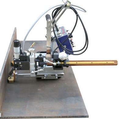 Shanghai Huwei HK-8SS-W Electromagnetic Swing Vertical Welding Trolley for CO2 Welding