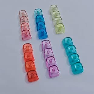 PC Material MOA High Gradient Transparent MX Cross Stem DIY Custom Mechanical Keyboard Multi-Color Transparent Shine-Through Keycaps