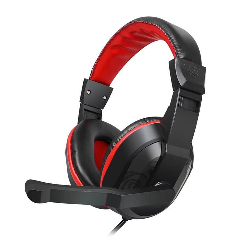 A3 Computer Headset Over-Ear with Microphone MIC Single Plug for Phone, Dual Plug for Desktop PC PAD Gaming Headphones