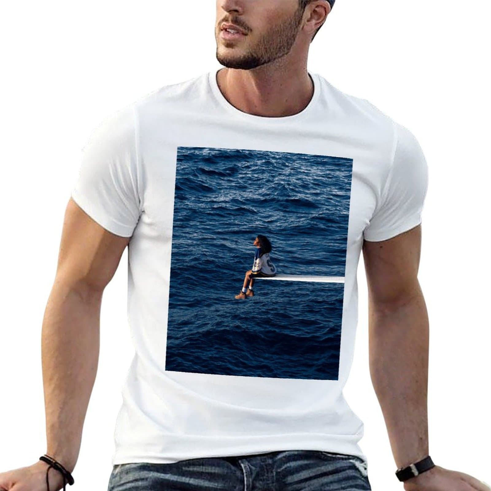 Sos Sza Albums Cover T-Shirt Men Clothes Anime Figures Mens