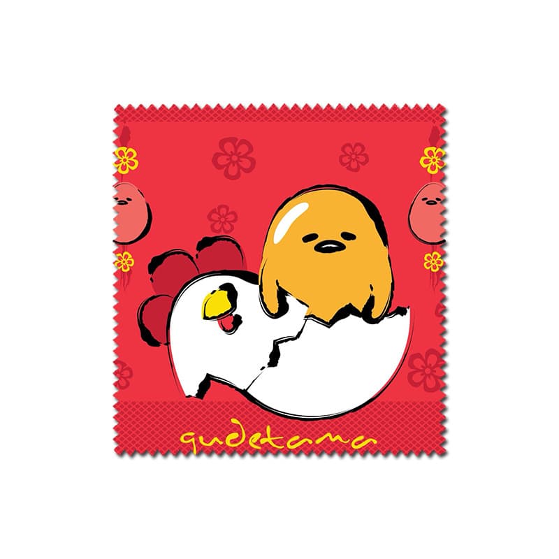 Japanese Cute Gudetama Lazy Egg Cartoon Eyeglass Cloth for Cleaning Smudges and Fingerprints, Multi-Design