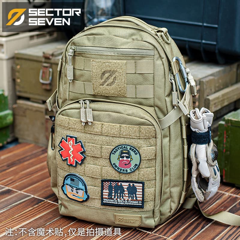 District 7 Honey Badger Outdoor Hiking Military Tactical Gear Pack 24-Hour Multi-Function Assault Action Backpack