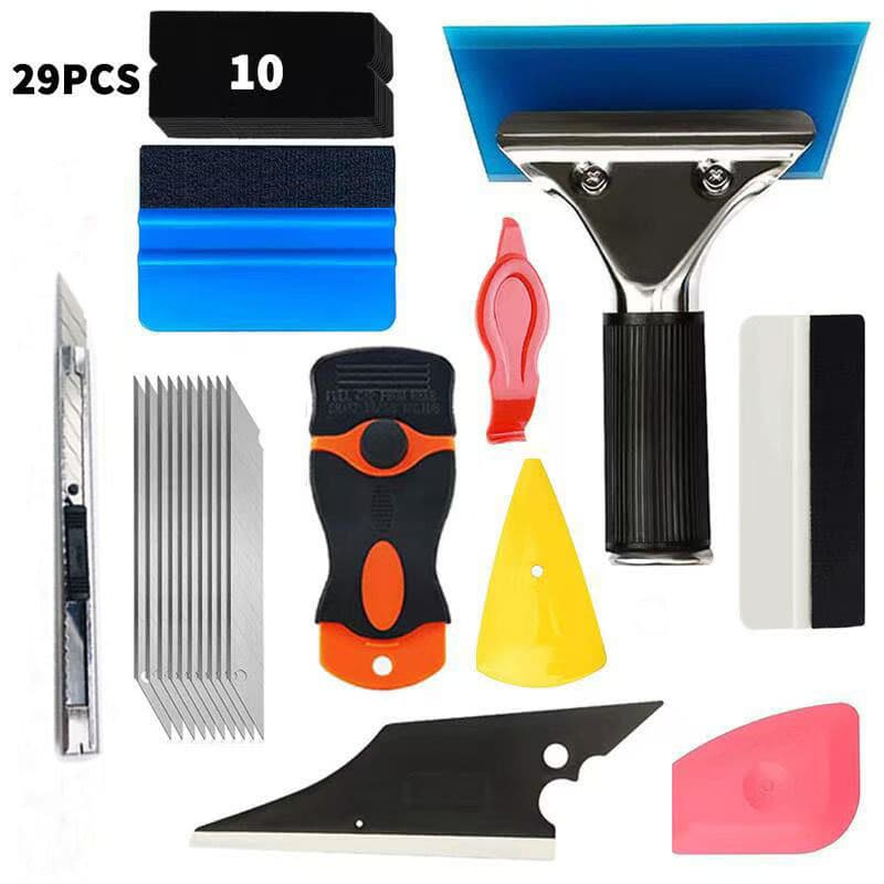 29-piece car color changing film tool set invisible car clothing film construction kit utility knife scraper