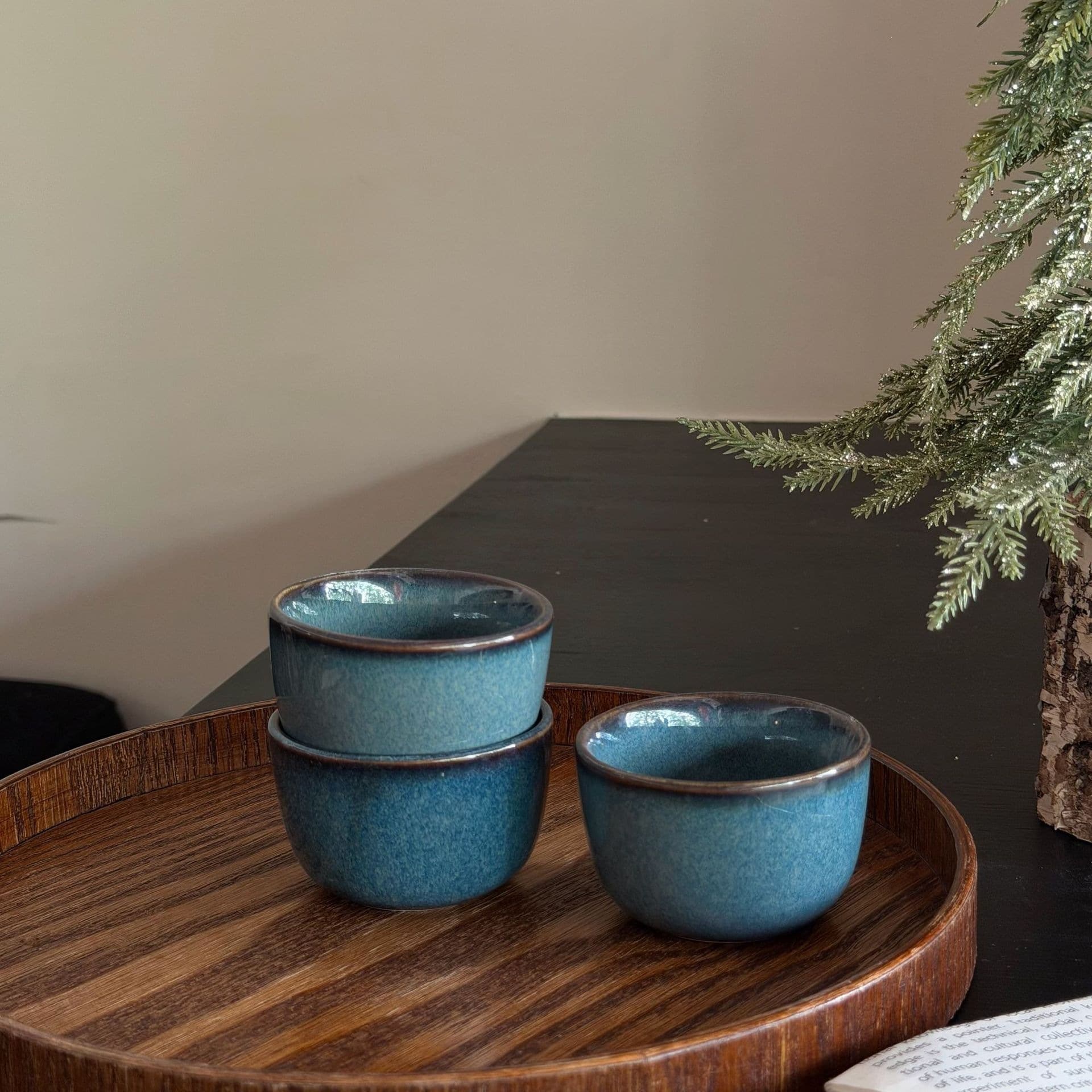 Japanese Vintage Kiln Change Blue Ceramic Cup Zen Cup Sake Cup Hand-Held Cup Single Cup Kung Fu Tea Cup Tasting Cup Tea Cup