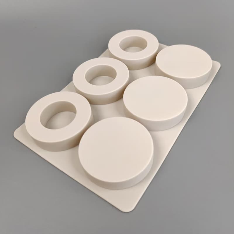 Full Round Chocolate Cake Mold DIY Gypsum Wax Sheet Aromatherapy Hanging Handmade Soap Car Hanging Small Decorative Mold