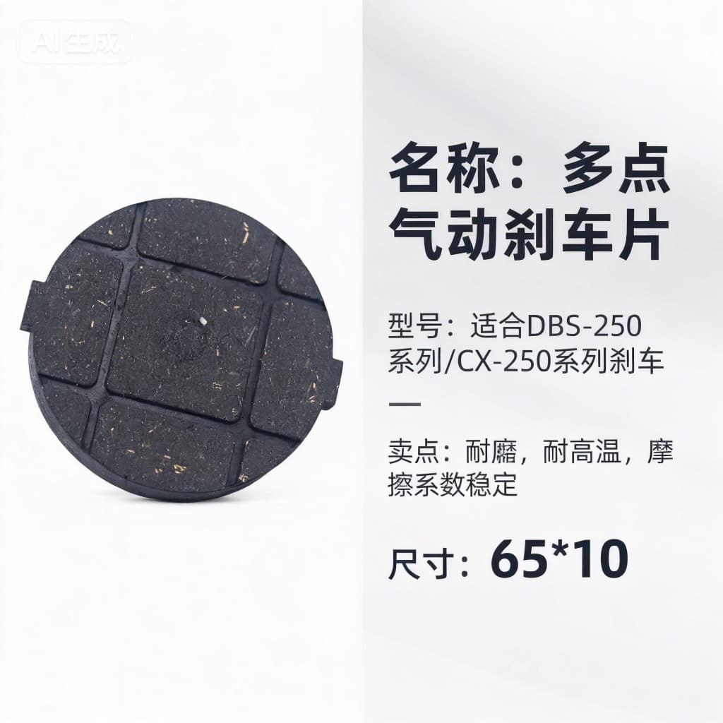 DBS-250Cx-250DBK-250 pneumatic brake friction pad brake pad friction block disc brake wear-resistant and silent