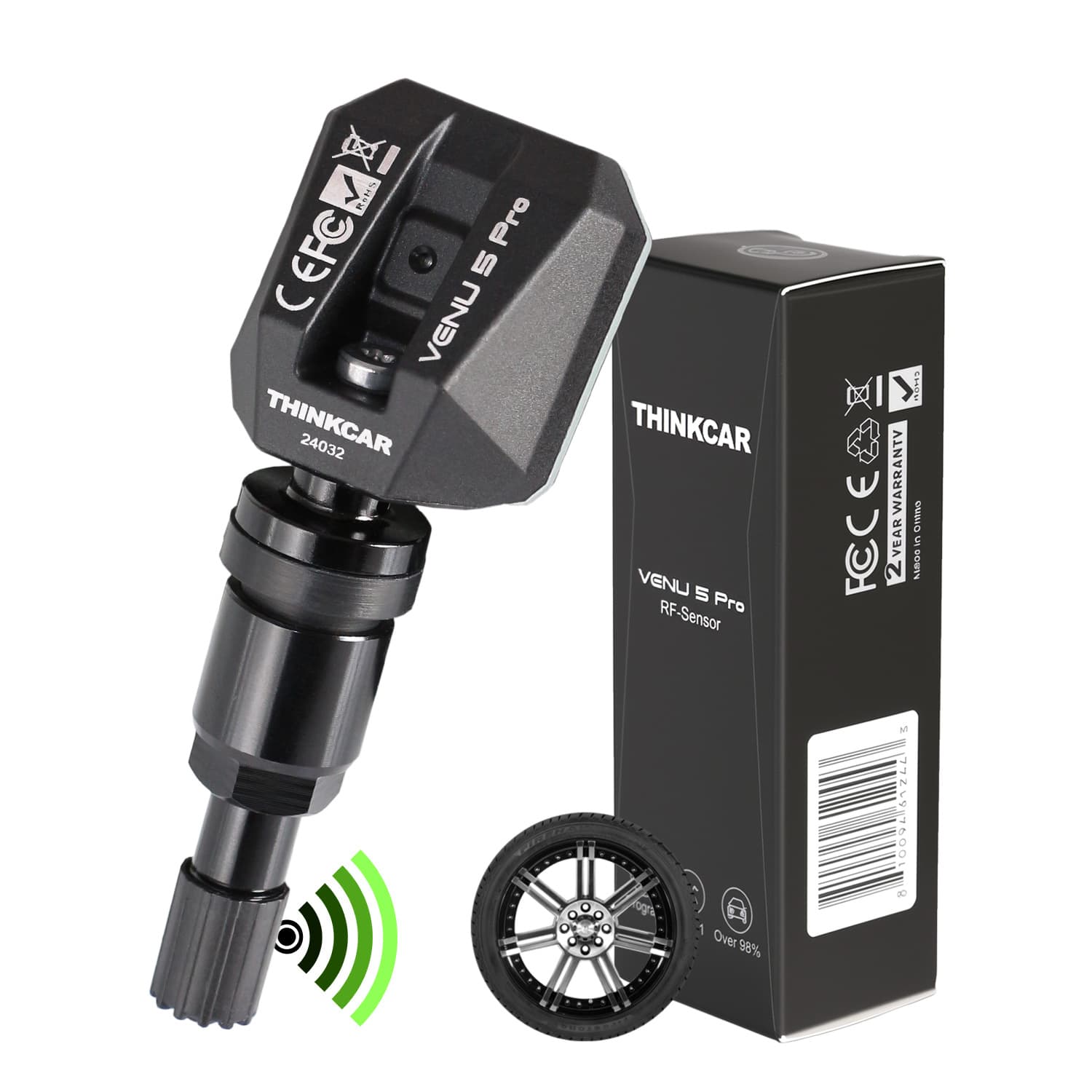 Xingka VENU5PRO TPMS Sensor 315 433 Dual-Band Programmable Tire Pressure Device Universal Matching