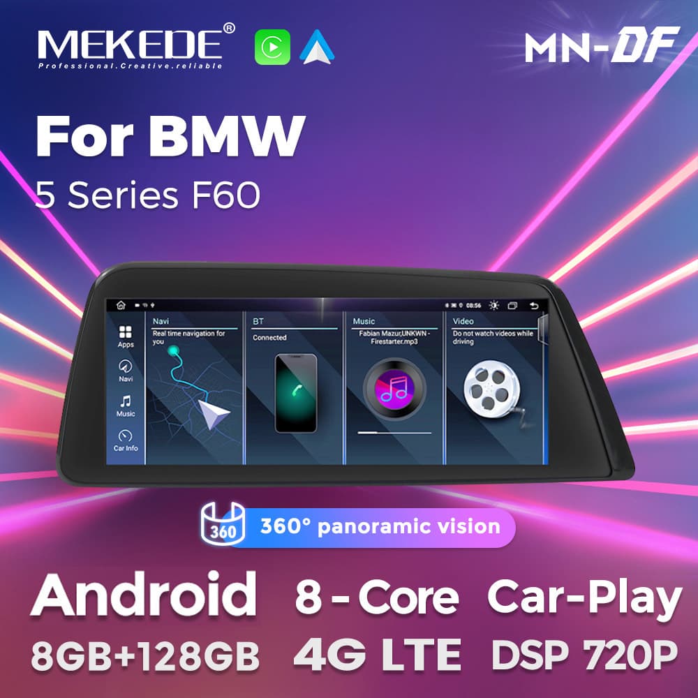 For BMW 5 Series E60 Blade Screen Android Car Dashboard Large Screen Carplay Navigation Qualcomm 668S