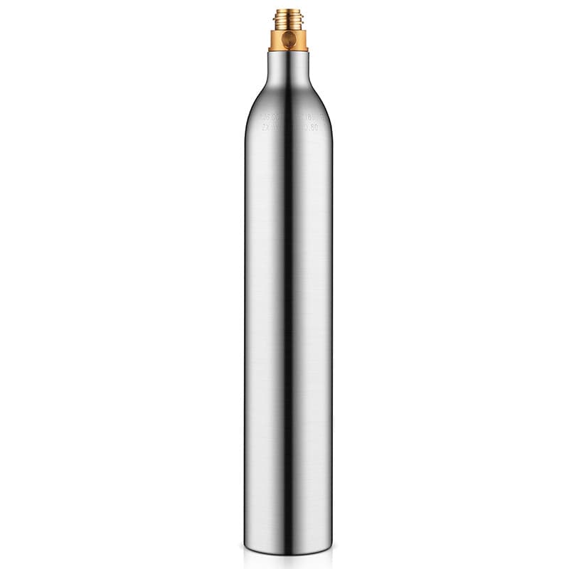 Universal Soda Water Maker CO2 Cylinder, Carbon Dioxide Gas Tank Refillable 8G Cartridge for Home Use