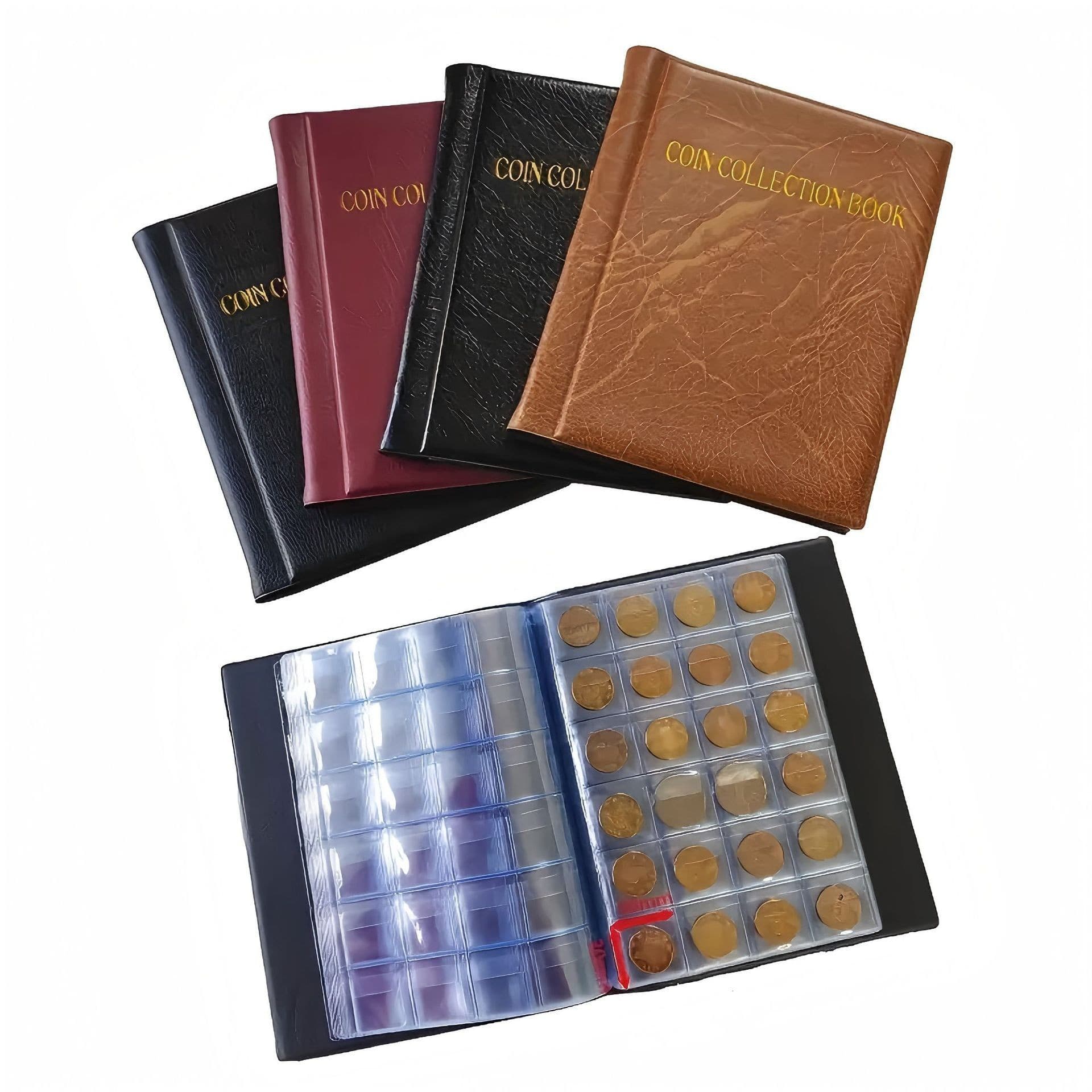 Cross-border sourced coin storage album for 480/240 ancient coins, commemorative coins, and currency collection