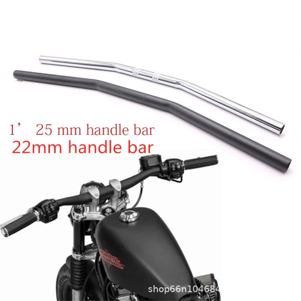 Motorcycle Harley modified 22MM caliber retro leading handlebar universal steel pipe XV250 XV125 direction handlebar