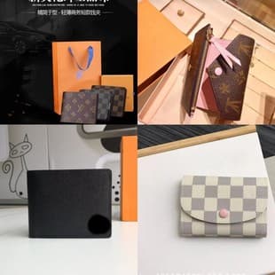 2026 New Style FL Wallet Men Women Leather Purse Clutch Short Wallet Handheld Bag