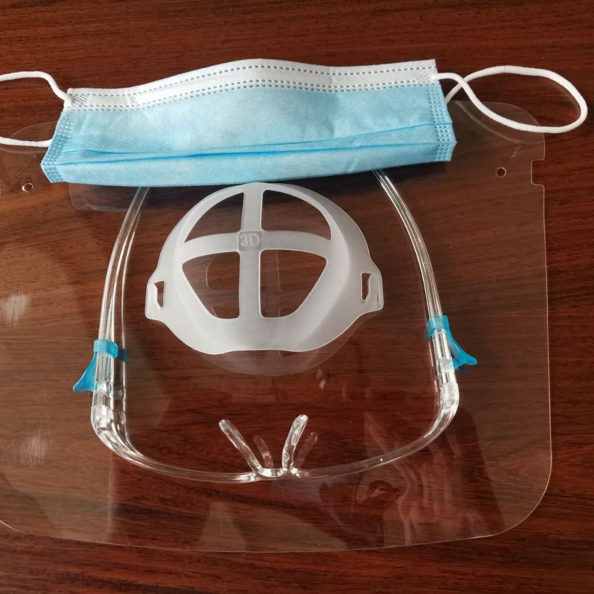 PET epidemic prevention anti-fog defense anti-droplet face shield, anti-splash transparent protective screen