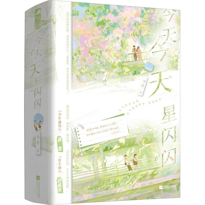 Today Today Stars Shimmer Complete 2 Volumes, Campus Youth Bestseller, Mainland Youth Literature Romance Novel Book