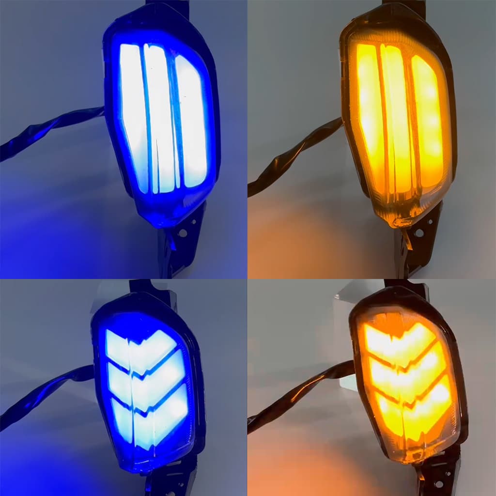 Compatible with New 2020-2024 Yamaha NMAX155 Motorcycle Modified Front Turn Signal with Running Light LED