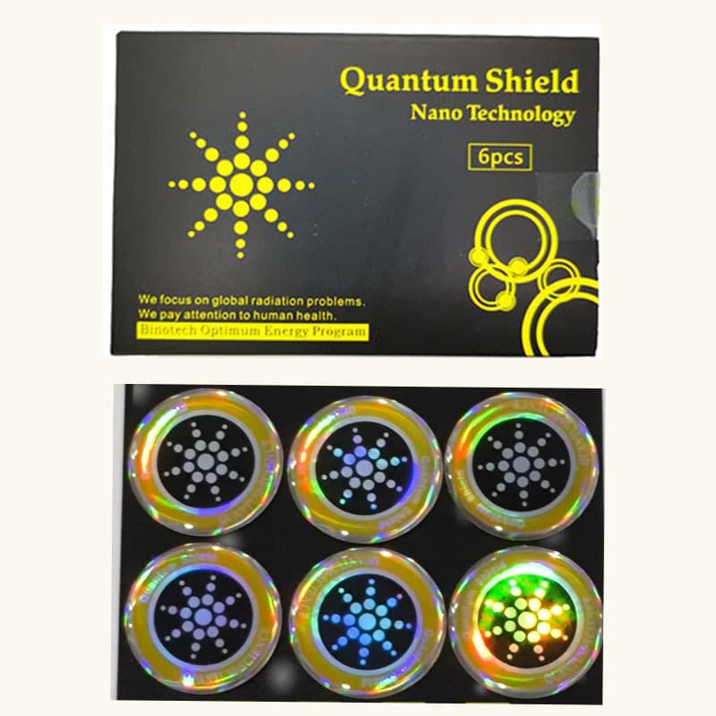 Customizable Six-Piece Energy Anti-radiation Shield/Phone Radiation Protection Patch/Negative Ion Anti-radiation Phone Shield