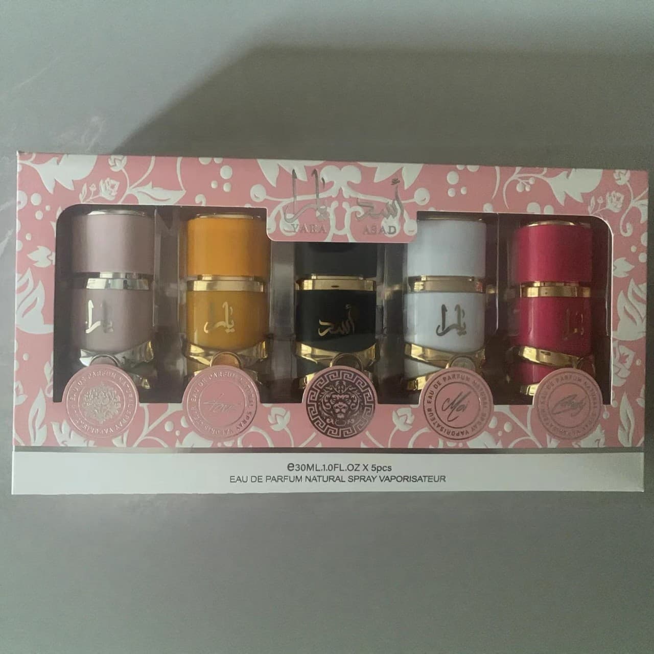 Cross-border Hot Selling Perfume Gift Set YARA Lattafa Middle Eastern Arabic Dubai Box Perfume 5-Piece Set