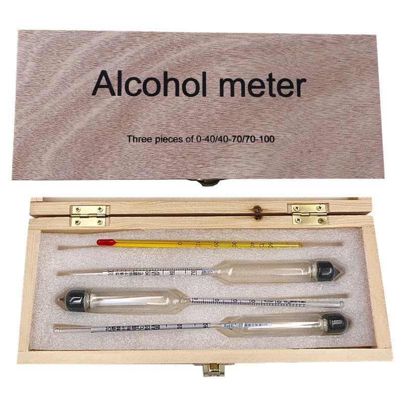 Alcohol meter, liquor degree measuring meter, home brewing alcohol tester, alcohol meter thermometer, alcohol meter, high precision