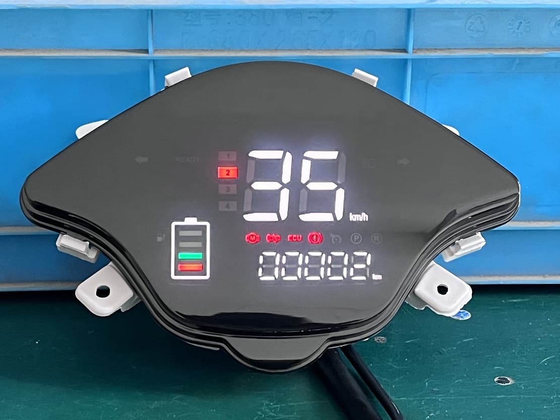 48V60V72V Electric Vehicle Instrument Factory Direct Digital Display High Definition Electric Vehicle Instrument