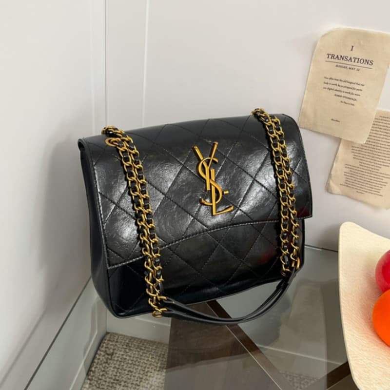 High-end bags for women 2025 new diamond chain small fragrant small bag, versatile fashion, foreign style, light luxury women's bag