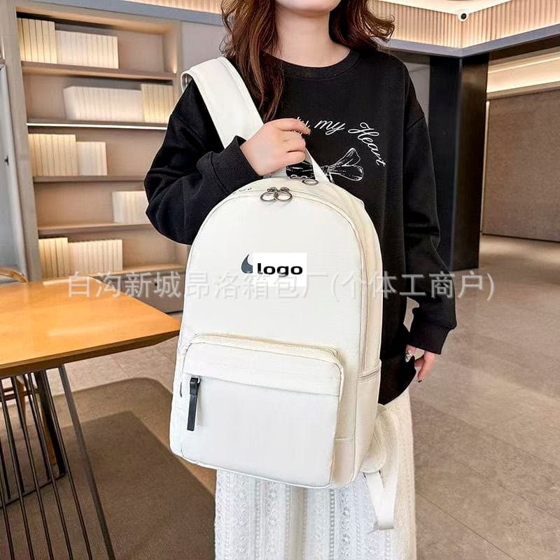 Trendy Backpack Casual Simple for College and High School Students Ins Fashion Versatile Travel Backpack Drop Shipping Available