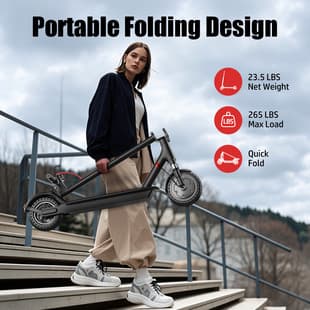 Electric Scooter Portable Mini Foldable Lithium Battery Commuter Electric Two-Wheel Lightweight Scooter
