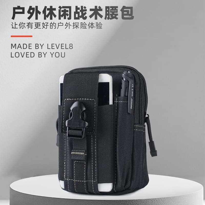 Portable Multifunctional Thickened Wear-Resistant Camouflage Tactical Leg Bag for Outdoor Sports, Running, Cycling, and Phone Accessories, Can Be Worn as a Waist Bag