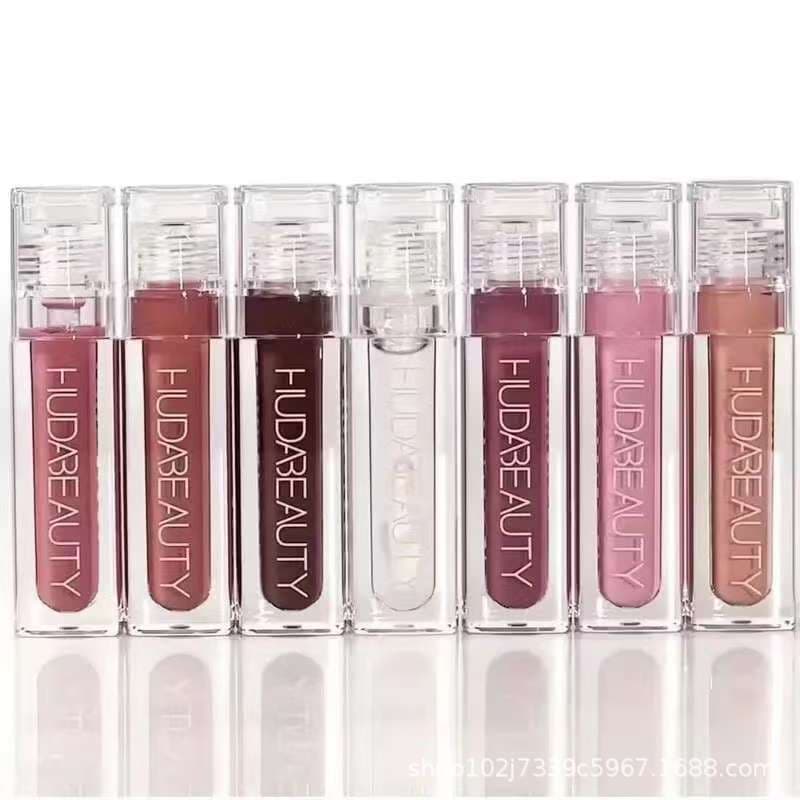 HUDA BEAUTY Hydrating Lip Gloss Cross-Border Bestseller 3.9ml Cosmetics