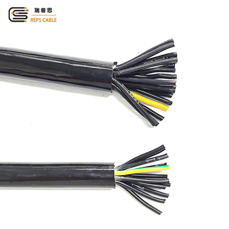 EU CE Standard H05V2V2-F 2 3 4 5 Core 0.5/0.75/1.5/2.5/4/6 mm² Cable