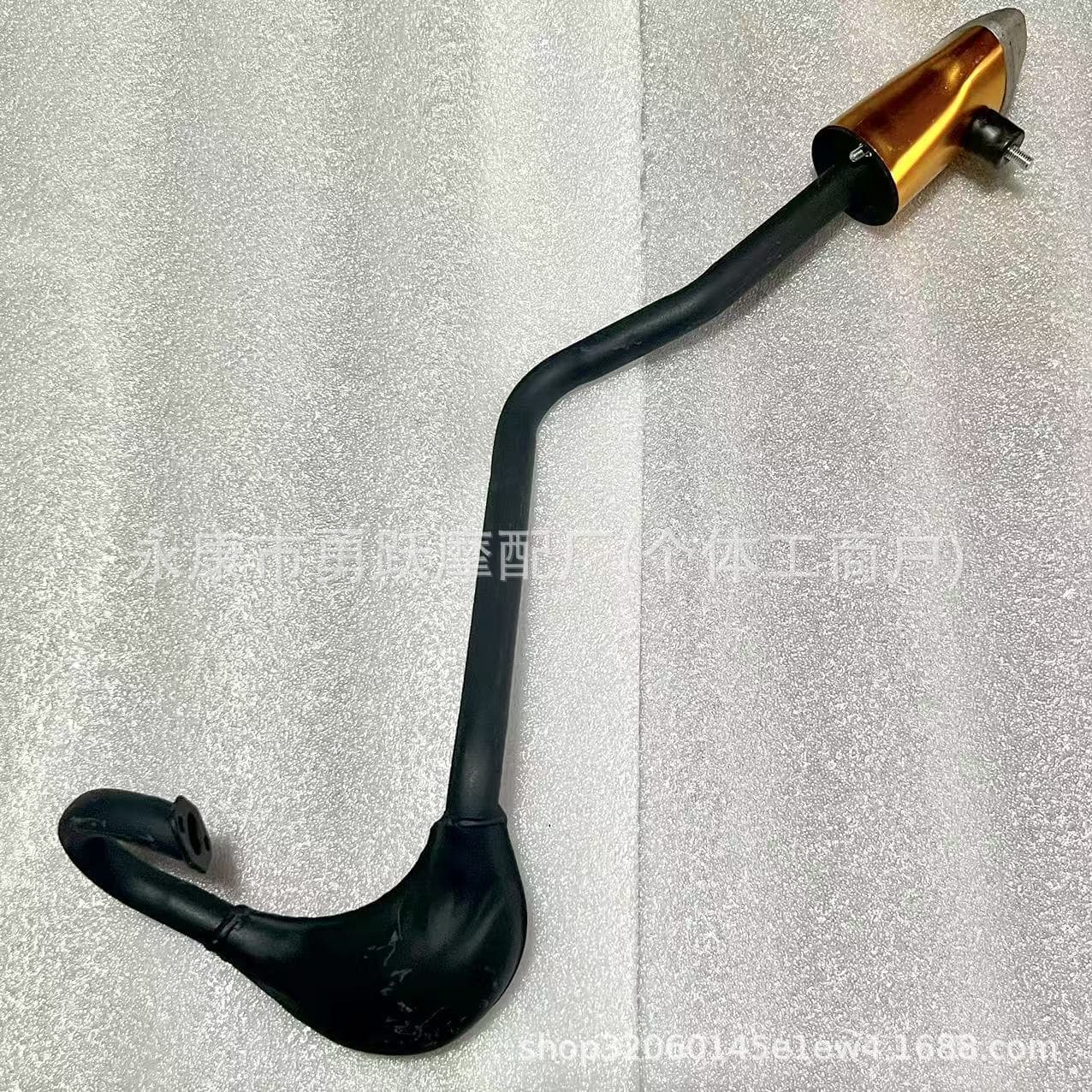 Mini Dirt Bike Accessories 2-Stroke Small Off-Road Exhaust Pipe 49CC Small Dirt Bike Muffler Exhaust Pipe