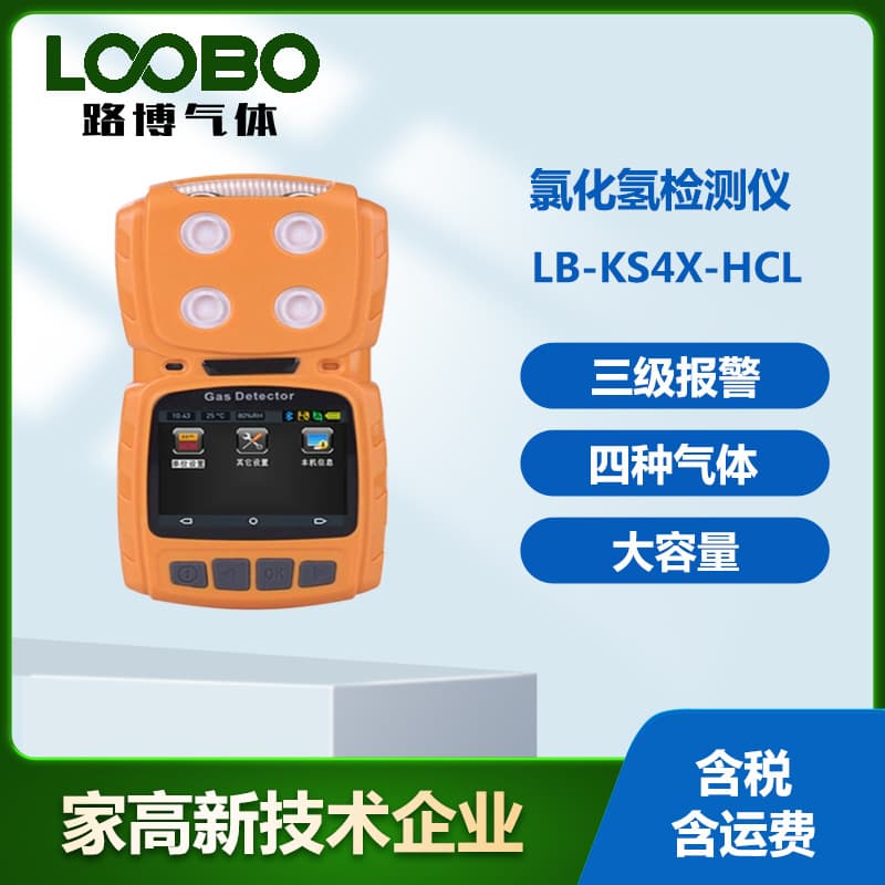 Portable Hydrogen Chloride Detector Pump-Suction Hydrogen Chloride Analyzer Handheld Hydrogen Chloride Tester