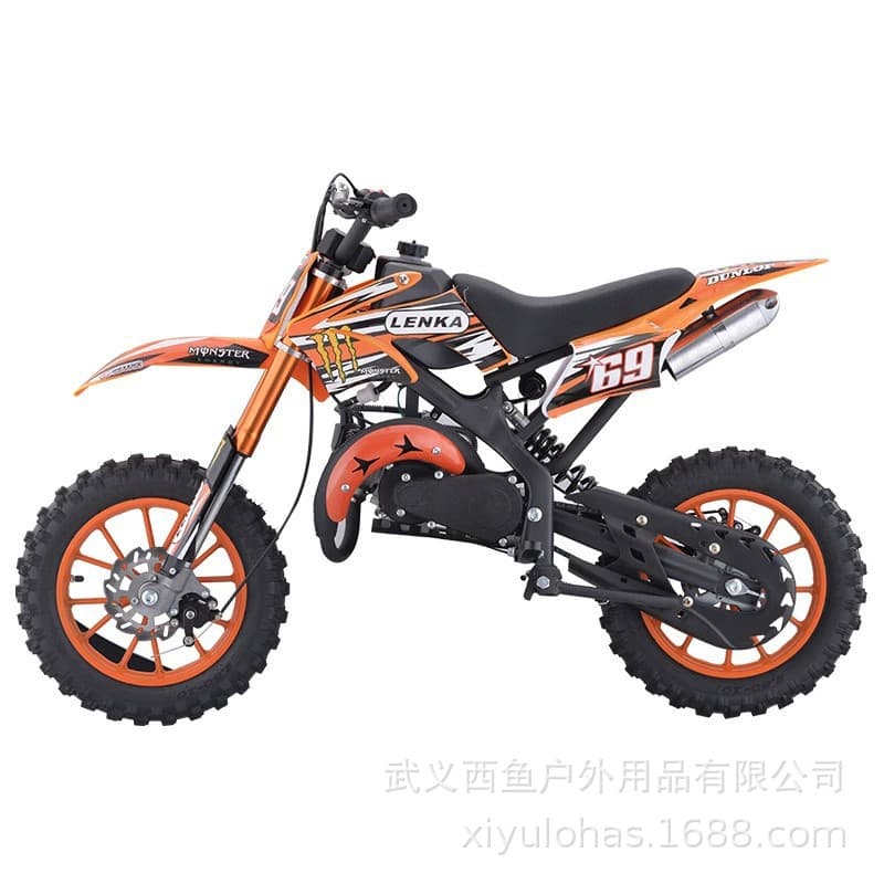 Mini Two-Wheel Off-Road Gasoline Kids Dirt Bike, Lightweight and Safe, Suitable for Outdoor Use