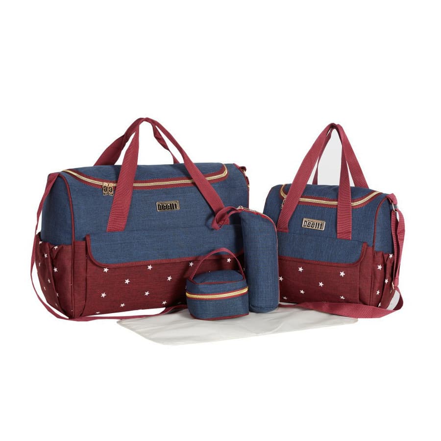 Large Capacity Mommy Baby Bag Set of Five Factory Outlets Maternity Bag Waterproof Ultra Light Dry Wet Separation Home Storage