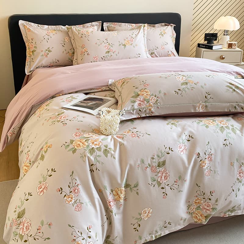 4-piece set 1002025 new style duvet cover, bed sheet, bedspread, fitted sheet, dormitory 3-piece set, bedding 4