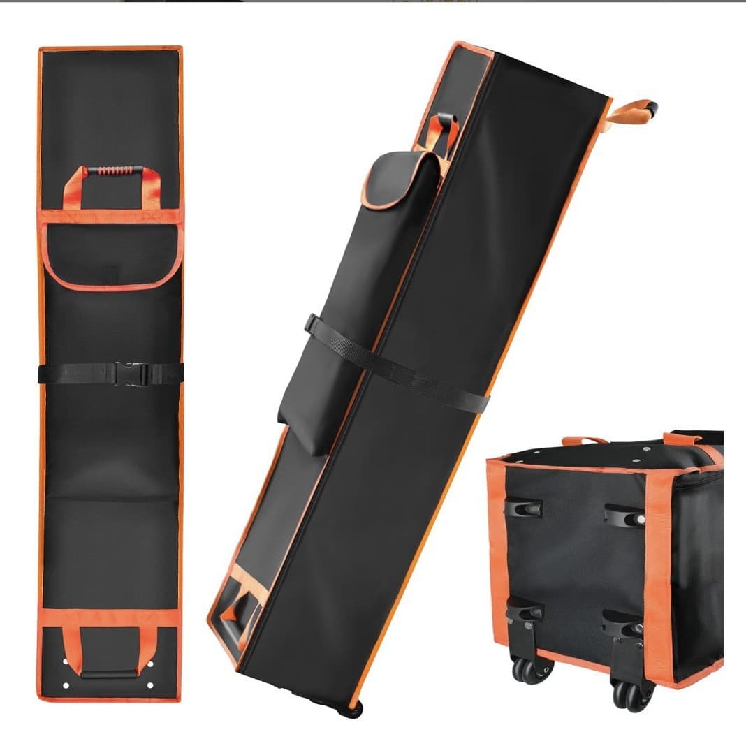 Factory Direct Supply of Tent Wheel Bags, Simple Folding Oxford Cloth Portable Wheeled Bags for Outdoor Leisure