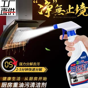 Range Hood Cleaner Degreaser Strong Oil Stain Remover Kitchen Heavy Grease Cleaner Foam Deodorizing