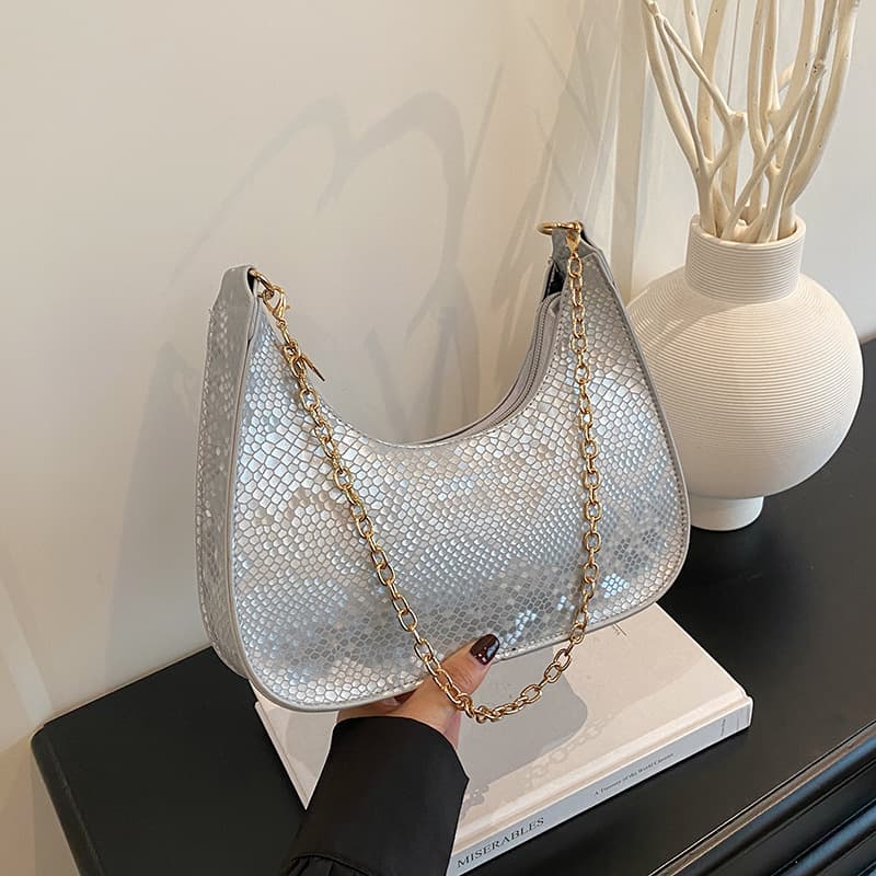 Bags for Women Summer 2025 New Fashion Niche Chain Shoulder Underarm Bag This Year’s Popular Crossbody Dumpling Bag
