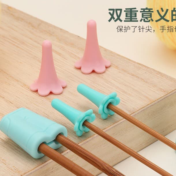 stitchiz new sweater needle knitting needle needle cap soft rubber anti-slip anti-falling needle cap rubber material accessories